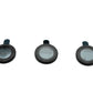 SYSTEM-S Camera Protection Lens Cover made of glass for iPhone 12 Pro Max Black