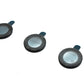 SYSTEM-S Camera Protection Lens Cover made of glass for iPhone 12 Pro Max Black