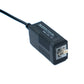 SYSTEM-S 2x Twisted Pair Kabel 10 cm Push Terminal zu BNC Stecker für HD Kameras Schwarz