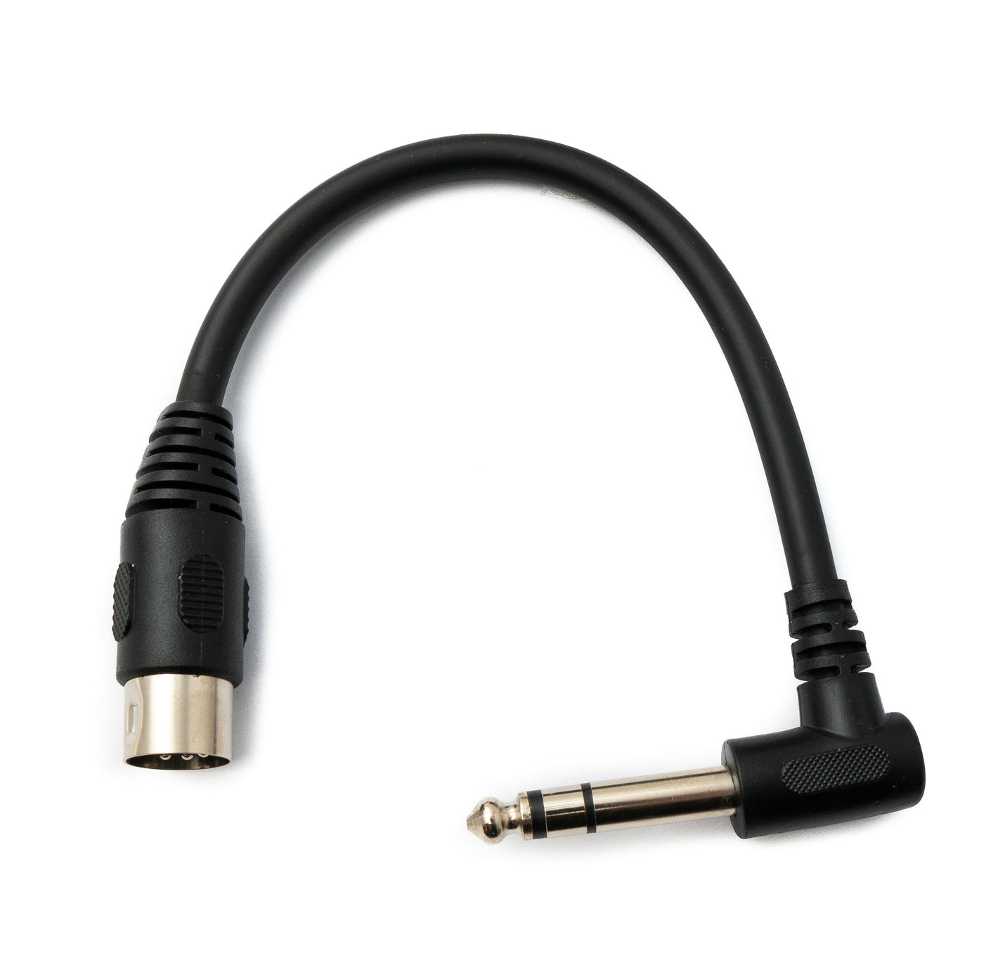 SYSTEM-S Audio Kabel 20 cm XLR 5 polig Stecker zu 6.35 mm Klinke Stecker Winkel AUX