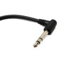 Câble audio SYSTEM-S 20 cm fiche XLR 5 broches vers prise jack 6,35 mm angle AUX