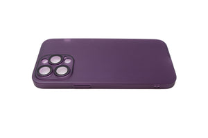 Coque de protection résistante aux chocs et aux rayures en violet mat pour iPhone 14 Pro Max