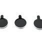 SYSTEM-S Camera Protection Lens Cover Glass Metal for iPhone 13 Pro + Max Gray