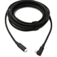 SYSTEM-S USB 3.2 Gen 2 Kabel 5 m Typ C Stecker zu Stecker Winkel in Schwarz