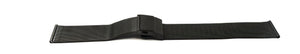 Bracciale in metallo milanese per Smartwatch Fitbit Versa 4 3 2 Sense in nero