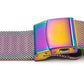 SYSTEM-S Milanese Metal Bracelet for Fitbit Versa 3 2 Sense Smartwatch in Colorful