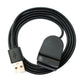 Câble SYSTEM-S USB 2.0 Câble de chargement de 100 cm pour montre intelligente Amazfit Band 7 5 en noir