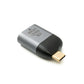 Adattatore HDMI 4K standard femmina a cavo USB 3.1 tipo C maschio in grigio