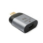 Adattatore DisplayPort Mini DP femmina a cavo USB 3.1 tipo C maschio 4K in grigio