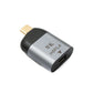 Adattatore DisplayPort Mini DP femmina a cavo USB 3.1 tipo C maschio 4K in grigio