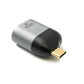 SYSTEM-S VGA adapter socket to USB 3.1 Type C plug cable in grey