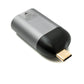 SYSTEM-S LAN adapter RJ45 socket to USB 3.1 Type C plug cable in grey