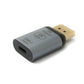 SYSTEM-S USB Adapter 3.1 Type C Female to DisplayPort Male unidirectional DP 4K Cable in Gray