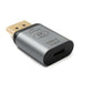 SYSTEM-S USB Adapter 3.1 Type C Female to DisplayPort Male unidirectional DP 4K Cable in Gray
