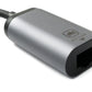 SYSTEM-S LAN cable 19 cm RJ45 socket to USB 3.1 Type C plug adapter in grey