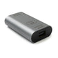 SYSTEM-S DisplayPort Adapter Mini DP Female to USB 3.1 Type C Female 4K Cable in Gray