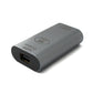 SYSTEM-S DisplayPort Adapter Mini DP Female to USB 3.1 Type C Female 4K Cable in Gray
