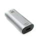 SYSTEM-S LAN adapter RJ45 socket to USB 3.1 type C socket cable in grey