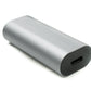 SYSTEM-S LAN adapter RJ45 socket to USB 3.1 type C socket cable in grey