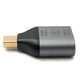 Adattatore DisplayPort Mini DP maschio a cavo USB 3.1 tipo C femmina 4K in grigio