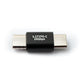 Câble adaptateur SYSTEM-S USB 3.1 Gen 2 type C mâle vers mâle en noir