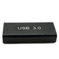 SYSTEM-S USB 3.0 Adapter Typ A Buchse zu Buchse Kabel in Schwarz