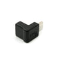 Cavo angolare adattatore USB 3.1 tipo C maschio-femmina in nero
