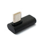 Cavo angolare adattatore USB 3.1 tipo C maschio-femmina in nero