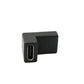 Cavo adattatore USB 3.1 tipo C da femmina a femmina in nero