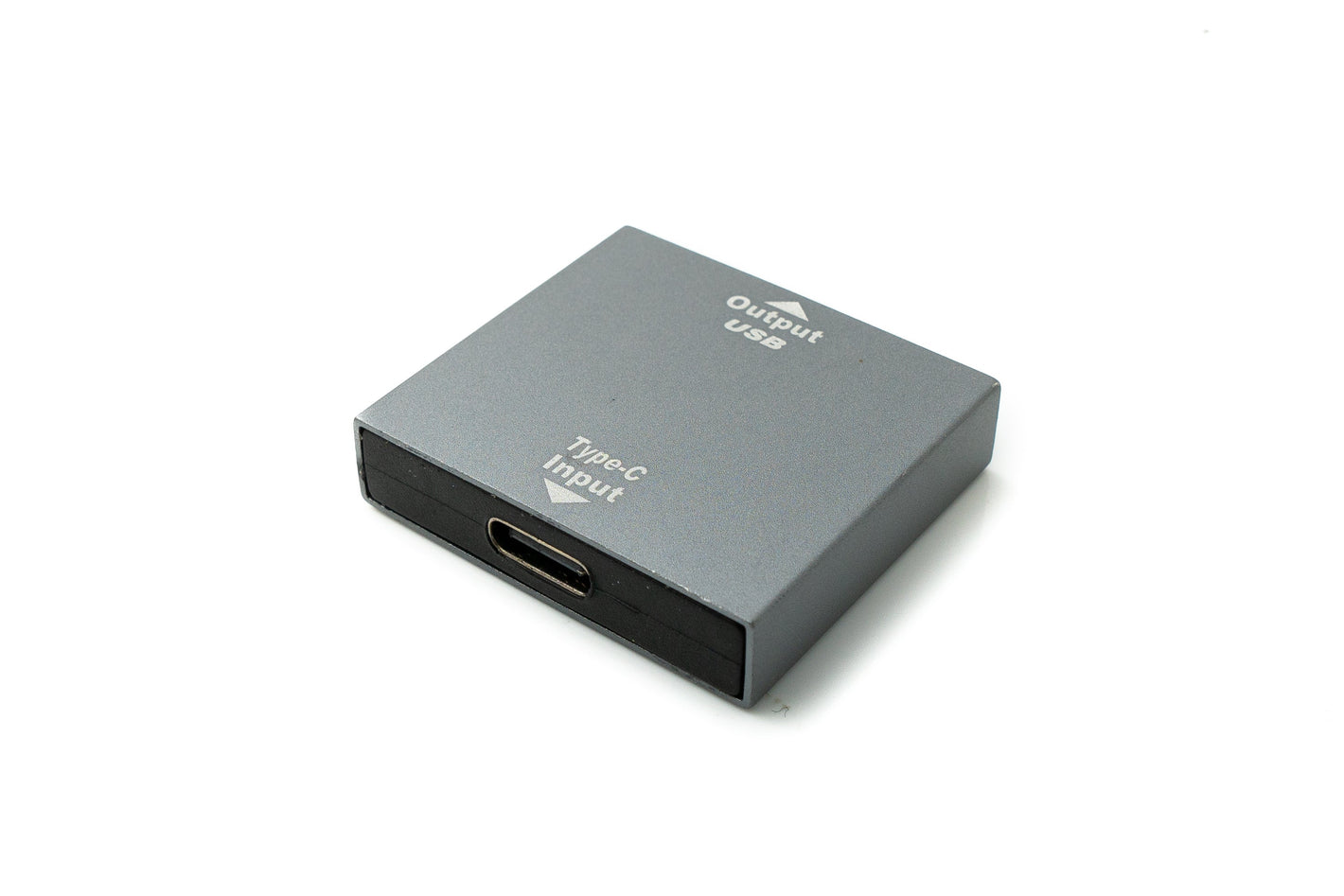 SYSTEM-S USB 3.0 Y Adapter Typ C Buchse zu 2x Typ A Buchse Kabel in Grau