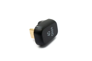 SYSTEM-S USB4 Adapter Typ C Stecker zu Buchse U Turn 180° Winkel 40 Gbit/s USB 4.0 Kabel