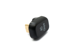 Adaptador USB4 tipo C macho a hembra, giro en U, ángulo de 180°, cable USB 4.0 de 40 Gbps