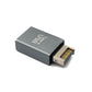 SYSTEM-S USB 3.1 Adapter Typ E Stecker zu 3.0 Typ A Buchse Adapter in Grau
