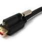 Cable SYSTEM-S HDMI 2.0 de 50 cm tipo A adaptador macho a macho de rosca en negro