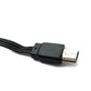 Câble SYSTEM-S USB 2.0 13 cm adaptateur mini B mâle vers type A mâle court plat noir