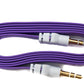 Cavo audio jack stereo AUX da 100 cm da 3,5 mm maschio a maschio piatto in viola
