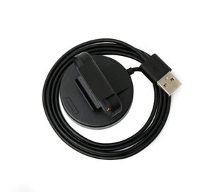 SYSTEM-S USB 2.0 Kabel 100cm Ladestation für Xiaomi Mi Smart Band 7 Smartwatch in Schwarz