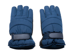 SYSTEM-S anti-slip polyester gloves for smartphones touch screens in blue