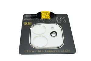 SYSTEM-S Camera Protection Lens Cover made of transparent glass for iPhone 12