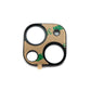 SYSTEM-S Camera Protection Lens Cover Aluminum for iPhone 13 & Mini in Black