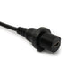 SYSTEM-S USB 2.0 Kabel 100 cm Mini B Stecker zu Buchse Bulkhead Wasserfest in Schwarz