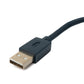 SYSTEM-S USB 2.0 Kabel 120 cm Typ A Stecker zu Parallel Port IEEE1284 CN36 Buchse Adapter