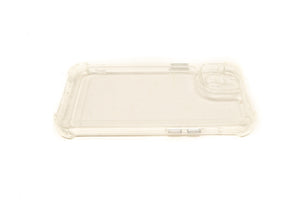 SYSTEM-S protective case shockproof made of TPU in white transparent case for iPhone 14 Pro Max