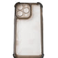 Coque de protection antichoc en TPU noir, transparente pour iPhone 14 Pro Max