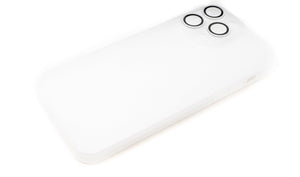 Coque de protection antichoc et anti-rayures en blanc mat pour iPhone 14 Pro Max