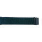 Cinturino in nylon da 23 mm per smartwatch Fitbit Versa 2 e 3 in nero