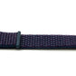 Cinturino in nylon da 23 mm per smartwatch Fitbit Versa 2 e 3 in blu