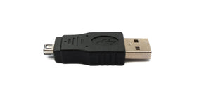 Adaptateur SYSTEM-S USB 2.0 type A mâle vers câble HIROSE MINI 4P mâle en noir