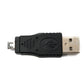 SYSTEM-S USB 2.0 Adapter Typ A Stecker zu HIROSE  MINI 4P Stecker Kabel in Schwarz