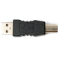 Adaptador USB 2.0 SYSTEM-S cable tipo B macho a A macho en color negro